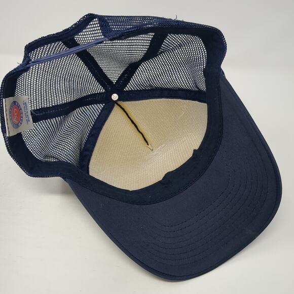 S. Padre Island Texas Snapback Trucker Hat Blue One Size Attractive Headwear - Picture 7 of 10